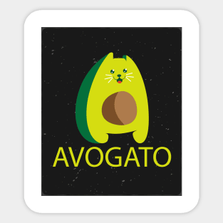 cat avogato Sticker